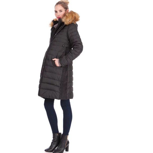 down maternity coat